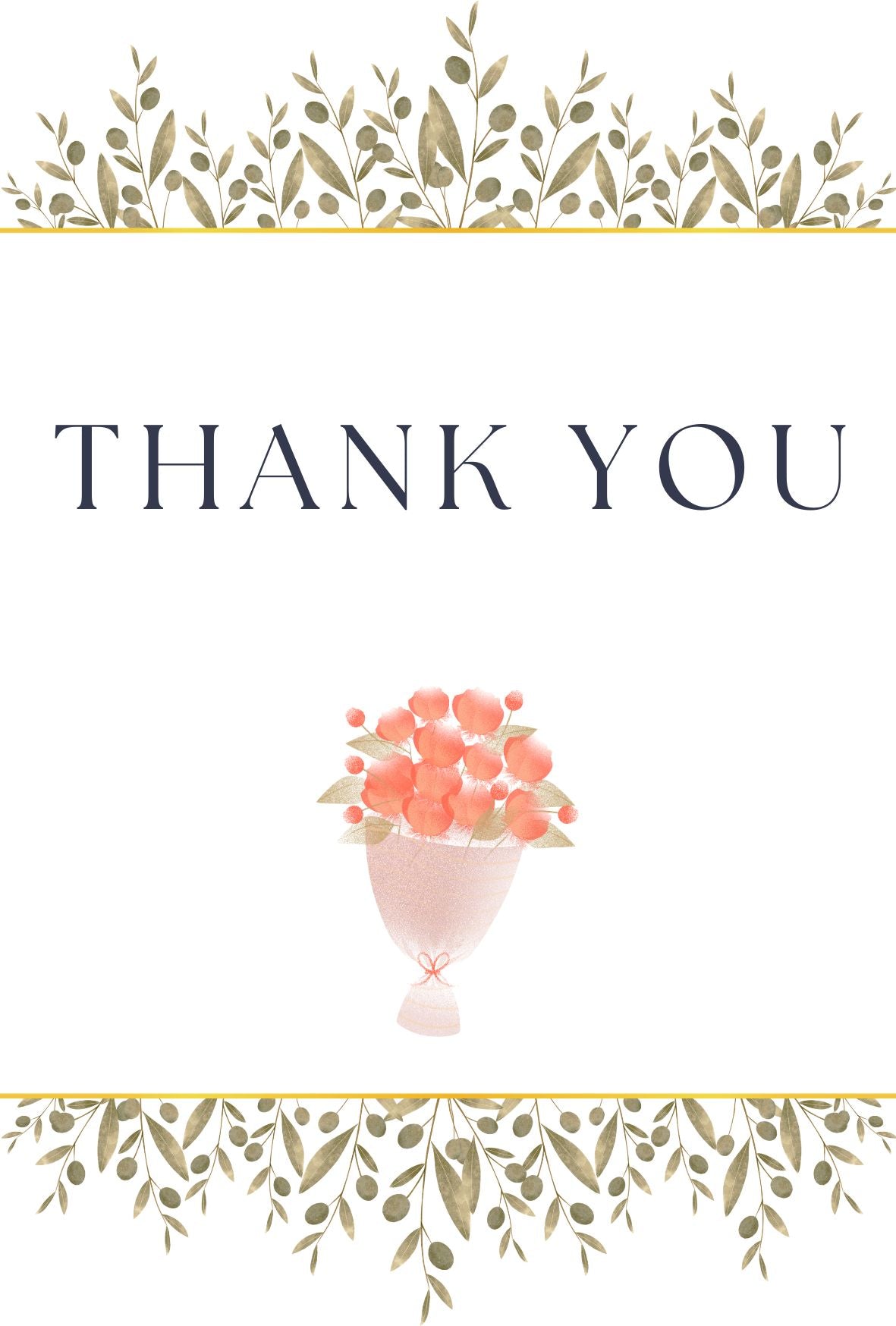 メッセージカード(Thank you)
