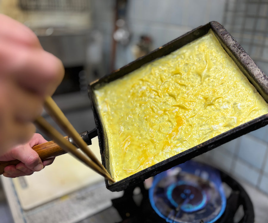 一枚ずつ手焼きの錦糸玉子